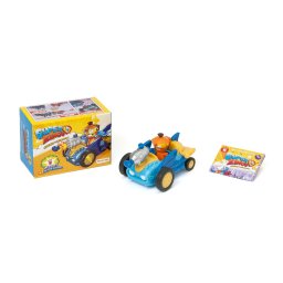 SuperZings MegaJet Blaster Punch portocaliu cu figurina, Seria 4