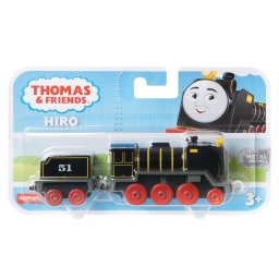 Locomotiva Thomas & Friends Hiro cu vagon, push along, metalica