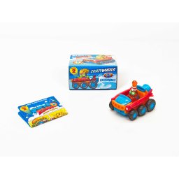 Figurina SuperZings Seria 2 Crazy Wheels Mov cu vehicul de colectie