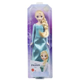 Papusa Elsa Disney Frozen cu rochie albastra, articulata