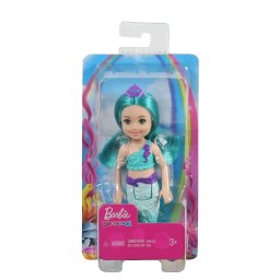 Papusa Barbie Dreamtopia Chelsea Sirena Albastra pentru copii 3+ ani