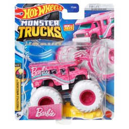 Masinuta Hot Wheels Monster Truck Barbie, scara 1:64, die-cast