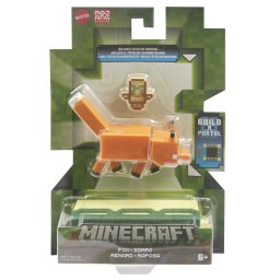 Figurina Minecraft Fox Stronghold 8 cm cu piesa Build A Portal