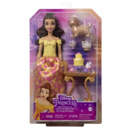 Papusa Printesa Belle Disney Princess cu carucior de ceai si accesorii