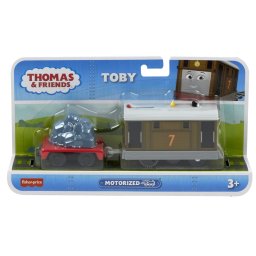 Locomotiva motorizata Toby cu vagon Thomas & Friends, 3+ ani