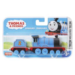 Locomotiva Thomas & Friends Edward din metal cu vagon, Push Along