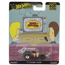 Masinuta metalica Hot Wheels Premium Beavis and Butt-Head '77 Packin Pacer 1:64