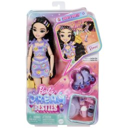 Papusa Barbie Dream Besties Renee Petrecere pe Role cu accesorii