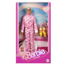 Papusa Ken Barbie The Movie cu role si tinuta roz, articulata