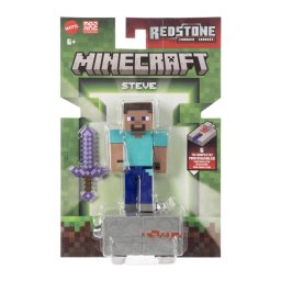 Figurina Minecraft Steve 8 cm articulata cu accesoriu Build A Portal