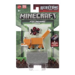 Figurina Minecraft Fox articulata 8 cm cu piesa Build A Portal