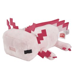 Figurina de plus Minecraft Axolotl 20 cm, jucarie moale Mattel