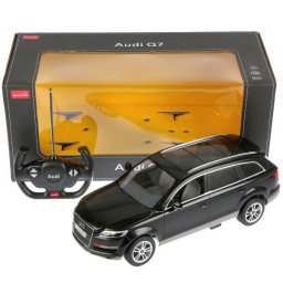 Masina cu telecomanda Audi Q7 neagra, scara 1:14, 2.4 GHz, cu lumini