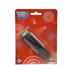 Muzicuta metalica Simba 13 cm pentru copii, cu saculet de depozitare