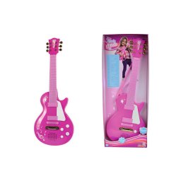Chitara rock pentru fetite cu 6 corzi si sunete, roz, 56,5 cm