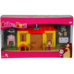 Set de joaca Casuta lui Masha cu figurina si accesorii Simba