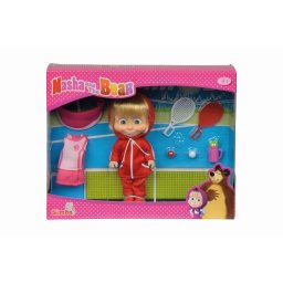 Set tenis Masha and The Bear cu papusa si accesorii Simba