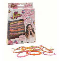 Set bratari colorate Soy Luna pentru fete, multicolor, 7 piese