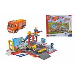 Set Fireman Sam 2 in 1 Jupiter cu statie de pompieri, figurine si accesorii