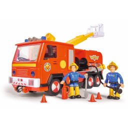 Masina de pompieri Sam Jupiter cu 2 figurine, sunete, lumini si accesorii