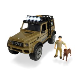 Set de vanatoare Simba cu masina, figurina, caine si accesorii