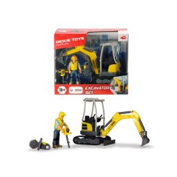 Set excavator Wacker Neuson scara 1:24 cu figurina si accesorii