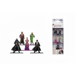 Set 5 figurine metalice Harry Potter, 4 cm, scara 1:65