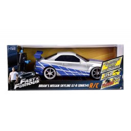 Masina cu telecomanda Nissan Skyline GT-R Fast & Furious, scara 1:16