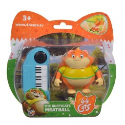 Figurina 44 Cats Meatball cu orga, multicolor, 7,7 cm, 3+ ani