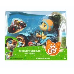 Figurina 44 de Pisici Lampo cu motocicleta, set articulat pentru copii