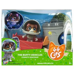 Figurina 44 Pisici Cosmo cu nava spatiala si accesorii