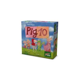 Joc de carti Pig 10 pentru copii 6+, distractiv si educativ