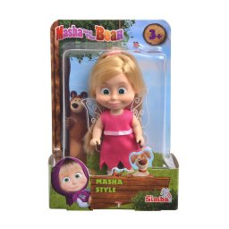 Papusa Masha Zana Simba, 12 cm, pentru copii peste 3 ani