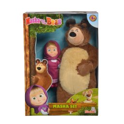 Set papusa Masha si ursul de plus Simba pentru copii 3+