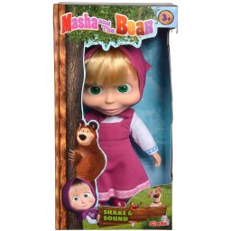 Papusa Masha interactiva 30 cm care rade si canta la miscare
