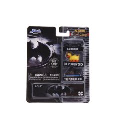 Set 3 masinute metalice Batman Nano, 4 cm, model de colectie
