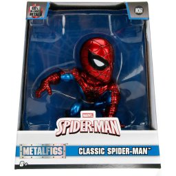 Figurina metalica Spider-Man Marvel, 10 cm, model clasic die-cast