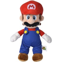 Jucarie de plus Super Mario Mario 30 cm, moale si viu colorata