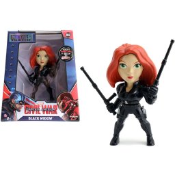 Figurina metalica Marvel Black Widow, 10 cm, colectie