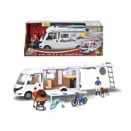 Autocaravana de jucarie Dickie 1:24, pliabila, cu accesorii, 30 cm
