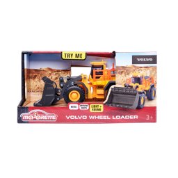 Incarcator frontal Volvo Majorette 1:43 cu lumini, sunete si parti mobile