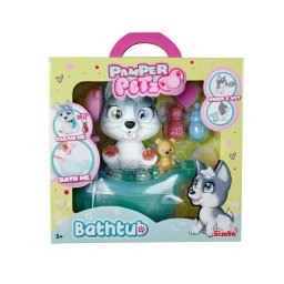 Papusa catelus Husky la baie Pamper Petz, set interactiv