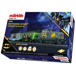 Set starter tren Batman Märklin cu locomotiva digitala mfx si vagoane