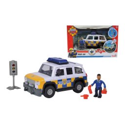 Set Fireman Sam masina de politie 4x4 si figurina Malcolm