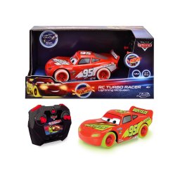 Masinuta RC Fulger McQueen Glow Racer, scara 1:24, turbo