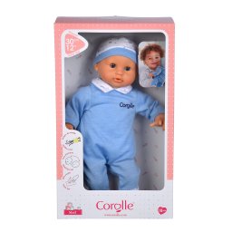 Papusa bebelus Corolle Calin Mael 30 cm, corp moale si ochi somnorosi