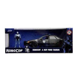 Set Robocop cu figurina metalica si Ford Taurus 1986, scara 1:24