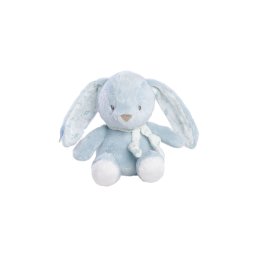 Iepuras de plus Louis albastru, moale si delicat, 13 cm