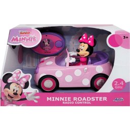 Masinuta cu telecomanda Minnie Roadster 19 cm, 2.4 GHz, roz