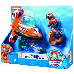 Set jucarie de baie Patrula Catelusilor cu Zuma si vehicul marin